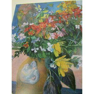 Vintage Still Life with Flowers Paul Gauguin Print 53379